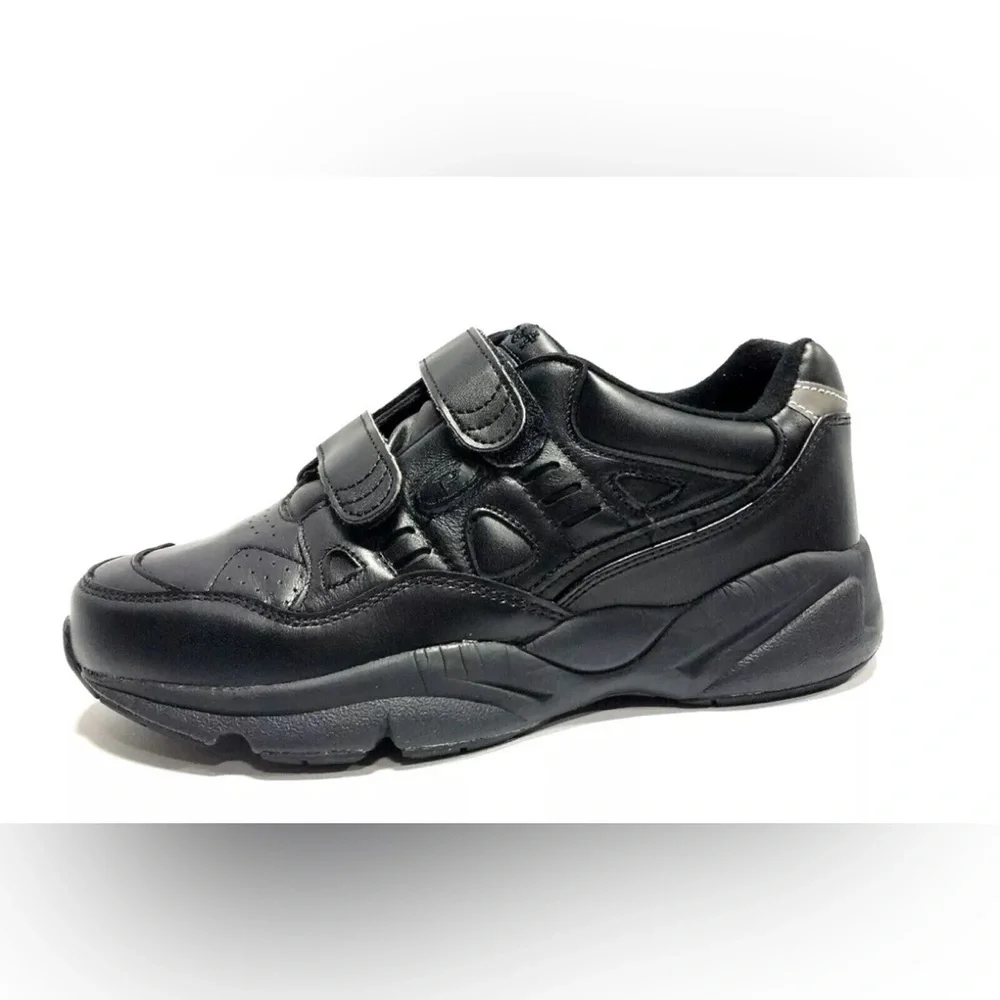 Propet Stability Walker Strap Womens Walking Shoes Black Size 8 EE